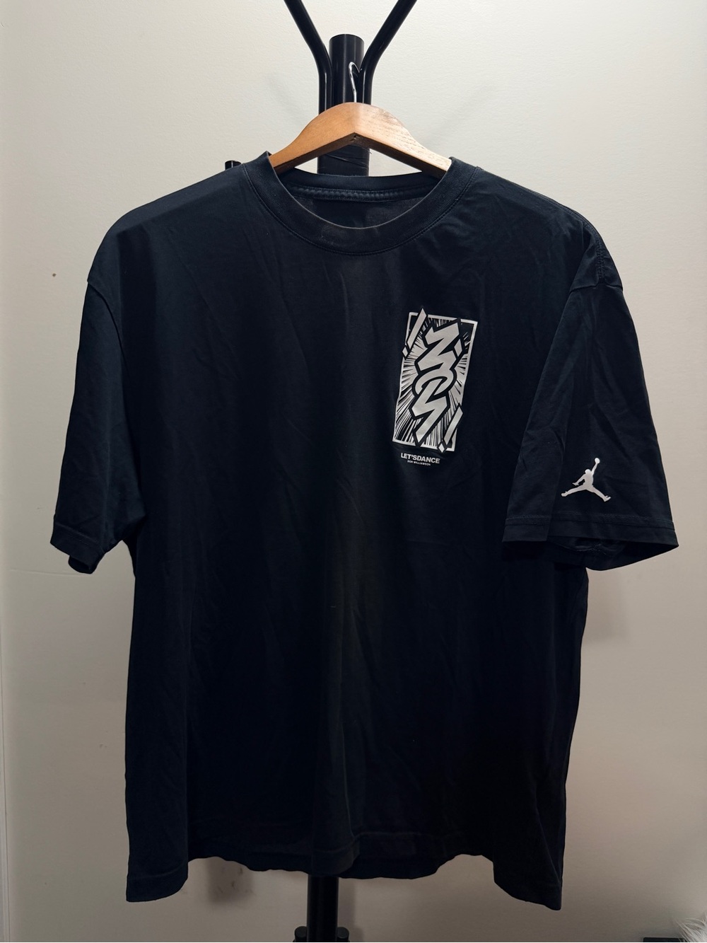 Jordan Zion Williamson Black Short-Sleeve Graphic Pocket Tee